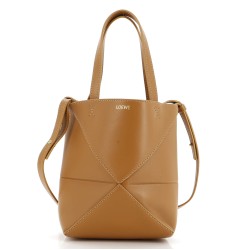 Puzzle Fold Tote Leather Mini