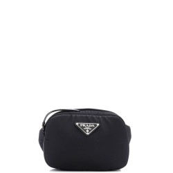 Padded Zip Belt Bag Tessuto
