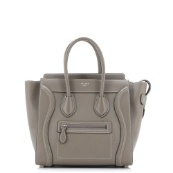 Luggage Bag Grainy Leather Micro
