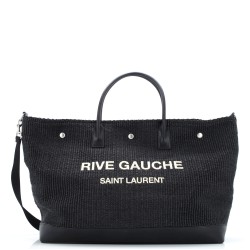 Rive Gauche Shopper Tote Raffia Large