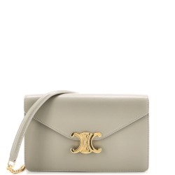 Margo Triomphe Wallet on Chain Leather
