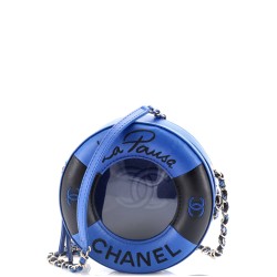 Lifesaver Round Crossbody Bag Lambskin Small