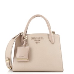 Monochrome Tote Saffiano with City Calf Small
