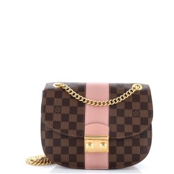 Wight Handbag Damier with Leather