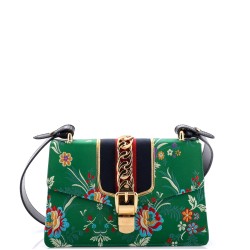 Sylvie Shoulder Bag Floral Jacquard Small