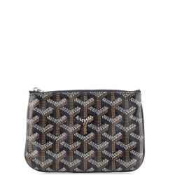 Senat Zip Pouch Coated Canvas Mini