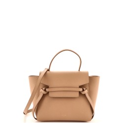 Belt Bag Textured Leather Nano