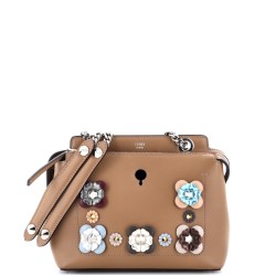 Flowerland DotCom Convertible Satchel Embellished Leather Medium