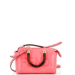 Logo By The Way Top Handle Bag Embossed Leather Mini