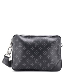 Trio Messenger Bag Reverse Monogram Eclipse Canvas