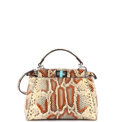 Peekaboo Bag Python Mini