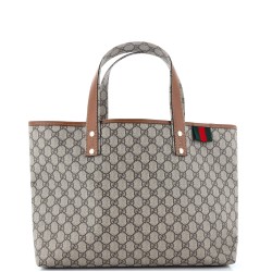 Web Loop Tote GG Coated Canvas Medium