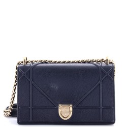 Diorama Flap Bag Grained Calfskin Small
