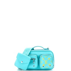 Utility Crossbody Bag Calfskin with Embossed Monogram Detail