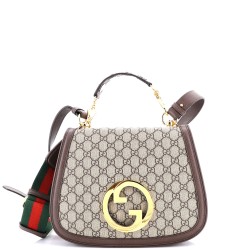 Blondie NM Top Handle Bag GG Coated Canvas Medium
