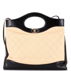 31 Shopping Bag Quilted Calfskin Large
