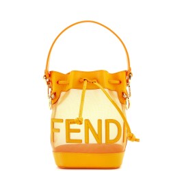 Mon Tresor Bucket Bag Mesh and Leather Mini