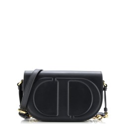 CD Signature Camera Flap Bag Leather Small