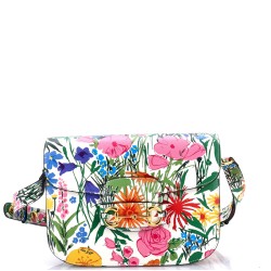 x Ken Scott Horsebit 1955 Shoulder Bag Printed Leather Small
