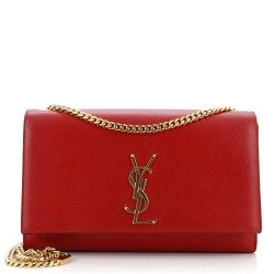 Classic Monogram Crossbody Bag Grainy Leather Medium