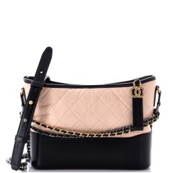 Bicolor Gabrielle NM Hobo Quilted Aged Calfskin Medium