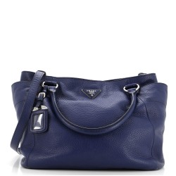 Side Pocket Convertible Tote Vitello Daino Large