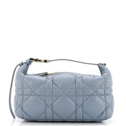 DiorTravel Nomad Pouch Macrocannage Quilt Calfskin Medium