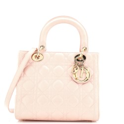 Lady Dior Bag Cannage Quilt Lambskin Medium
