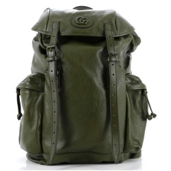 Tonal GG Double Pocket Belt Backpack Leather Large