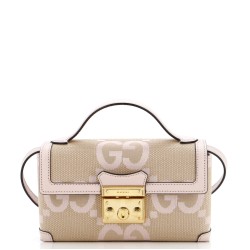 Padlock Top Handle Bag Jumbo GG Canvas Mini