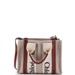 Woody Convertible Tote Canvas with Leather Small