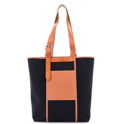 Etriviere Pocket Tote Toile and Leather 27