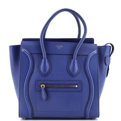 Luggage Bag Grainy Leather Micro