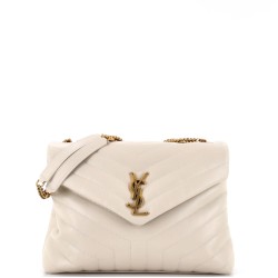 Loulou Shoulder Bag Matelasse Chevron Leather Medium