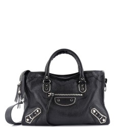 City Classic Metallic Edge Bag Leather Small