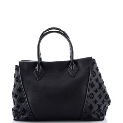 W Tote Monogram Tuffetage Leather PM