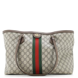 Ophidia Shopping Tote GG Coated Canvas Medium