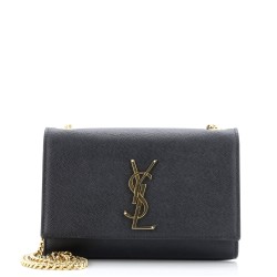 Classic Monogram Crossbody Bag Grainy Leather Small