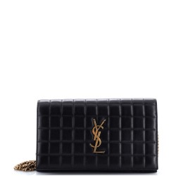 Cassandre Wallet on Chain Quilted Leather Medium