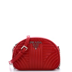Dome Crossbody Bag Diagramme Quilted Leather Small