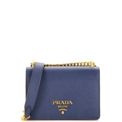 Chain Flap Bag Saffiano Leather Small