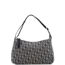 Vintage Trotter Pochette Shoulder Bag Diorissimo Canvas Small