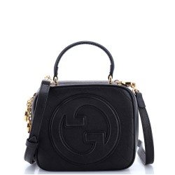 Blondie NM Top Handle Shoulder Bag Diagonal Quilted Leather