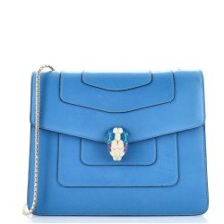 Serpenti Forever Square Shoulder Bag Leather Medium