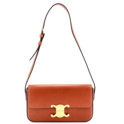 Triomphe East-West Shoulder Bag Smooth Calfskin