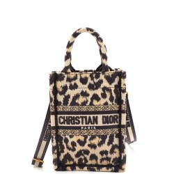Book Tote Phone Bag Embroidered Canvas Mini