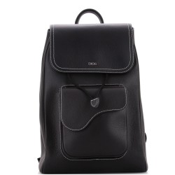 Saddle Single Pocket Backpack Leather Large