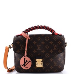 Braided Handle Pochette Metis Monogram Canvas