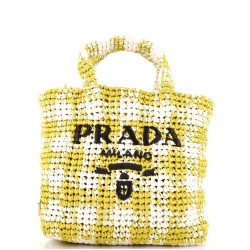 Logo Tote Raffia Small