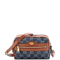 Ophidia Shoulder Bag GG Denim Mini